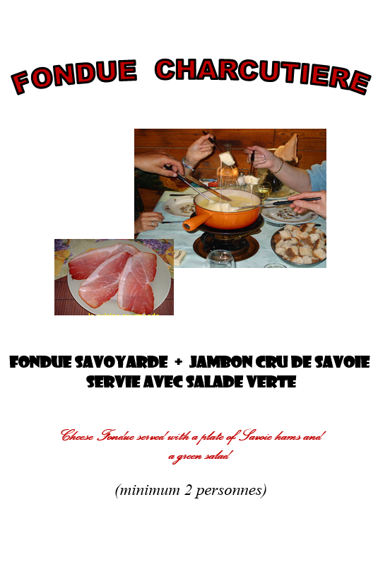 fondue charcutière