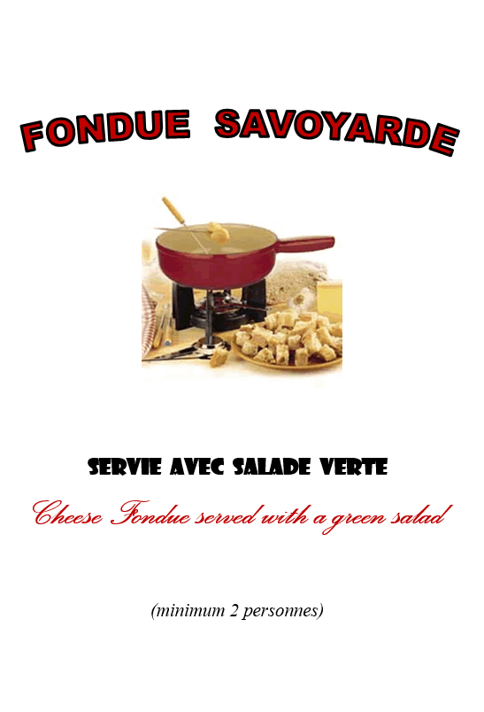 fondue savoyarde